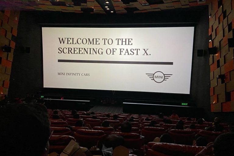 MINI fast x movie screening - MINI Infinity Cars
