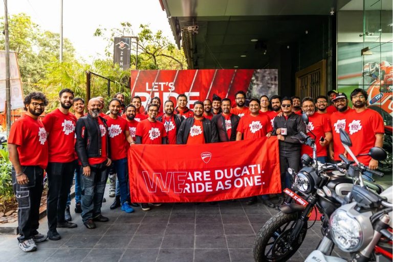 Ducati Mumbai community ride - Ducati Infinity