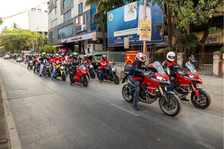 Ducati Mumbai group ride event - Ducati Infinity