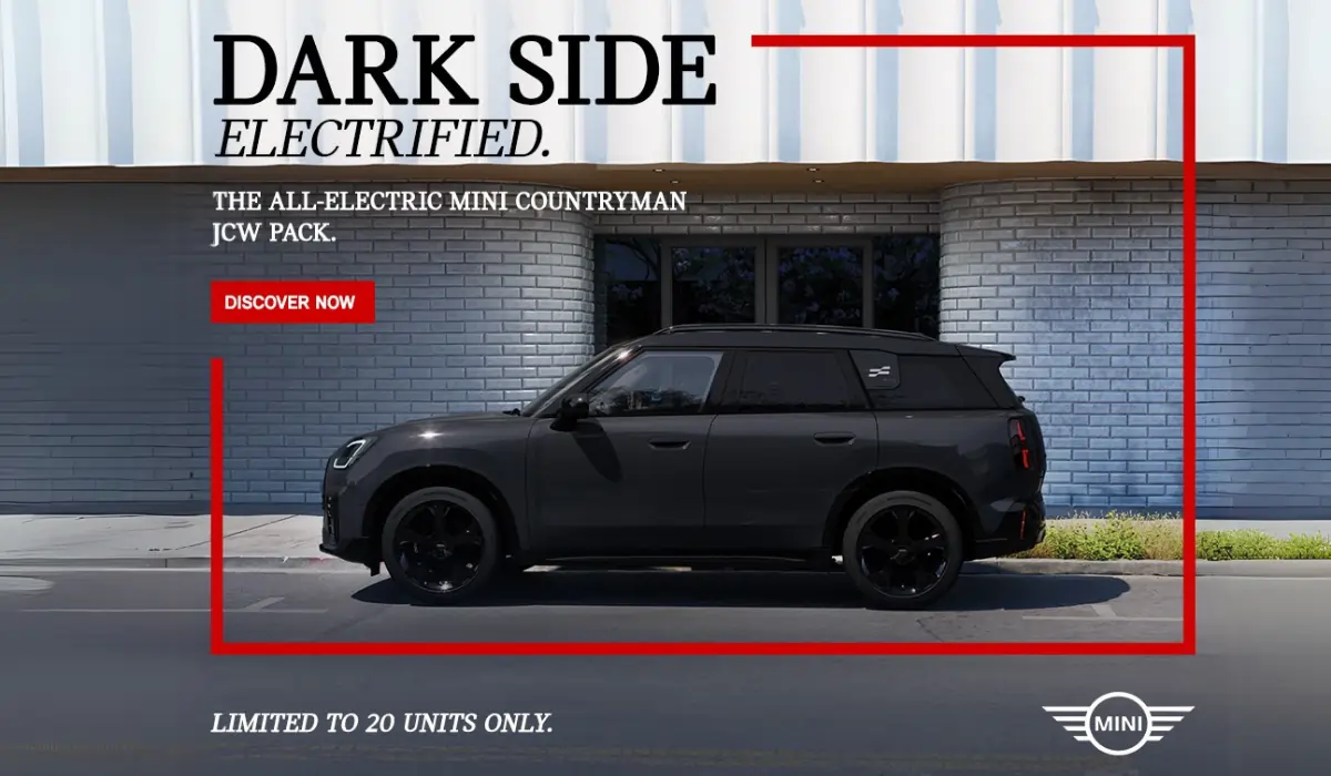 ALL-ELECTRIC MINI COUNTRYMAN JCW PACK