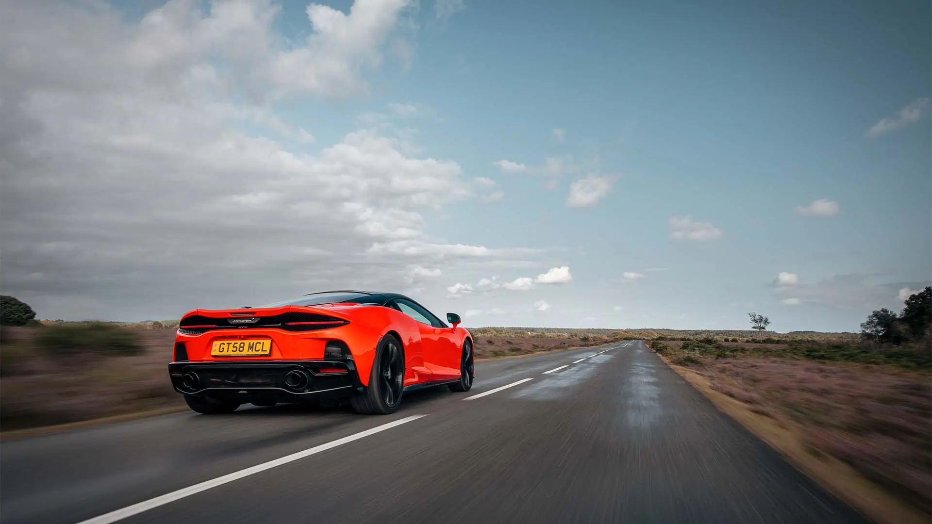 McLaren GTS supercar on road Price