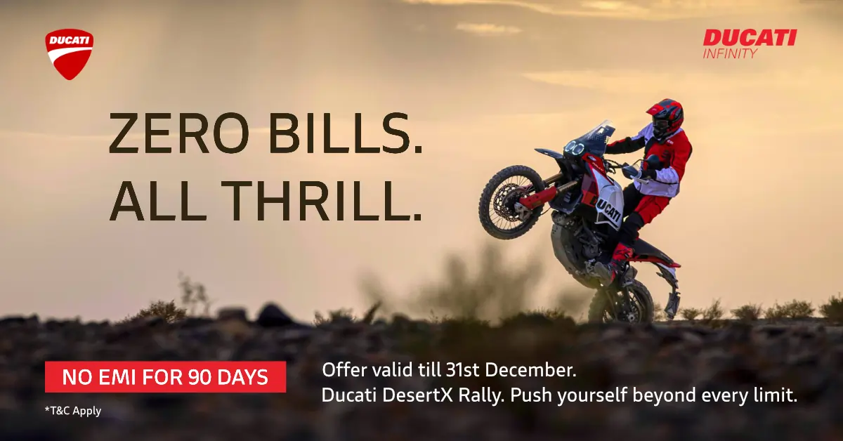 Ducati DesertX Rally Offers