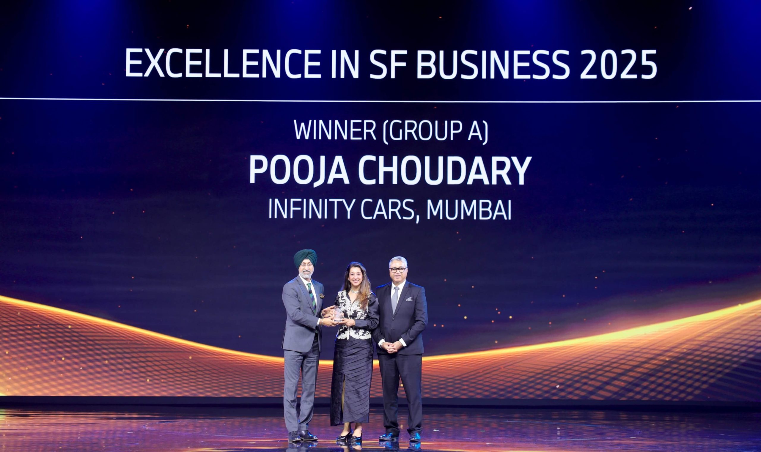 Excellence in SF Business 2025 – Pooja Choudary (Managing Director – Infinity Cars)