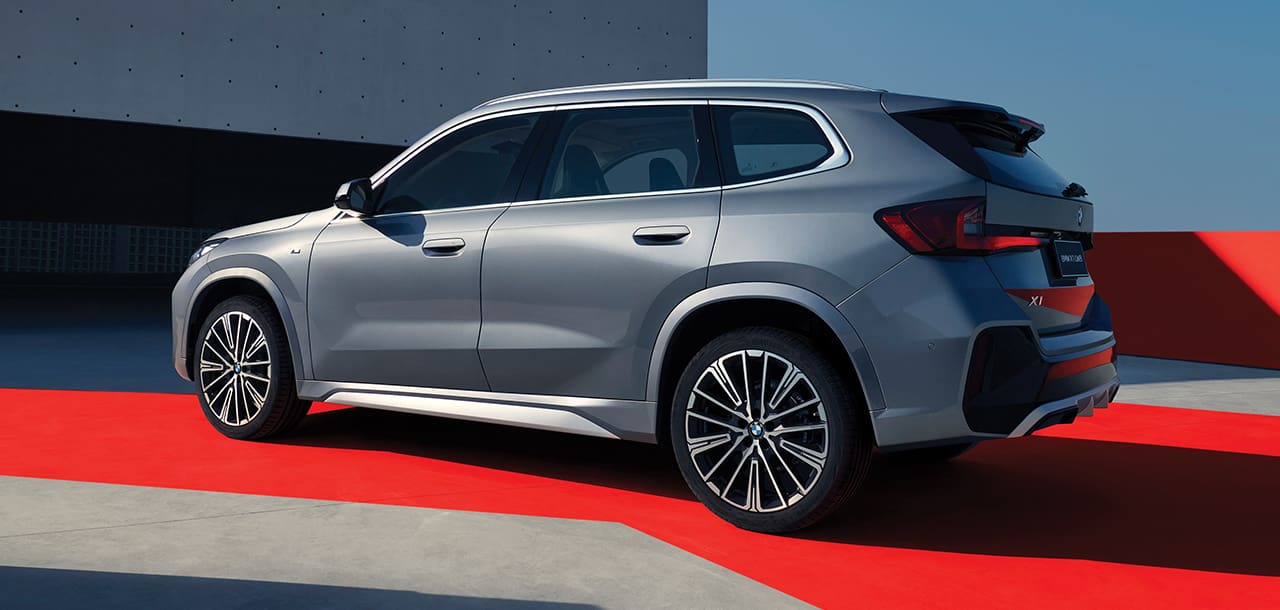 New BMW X1 LWB rear view