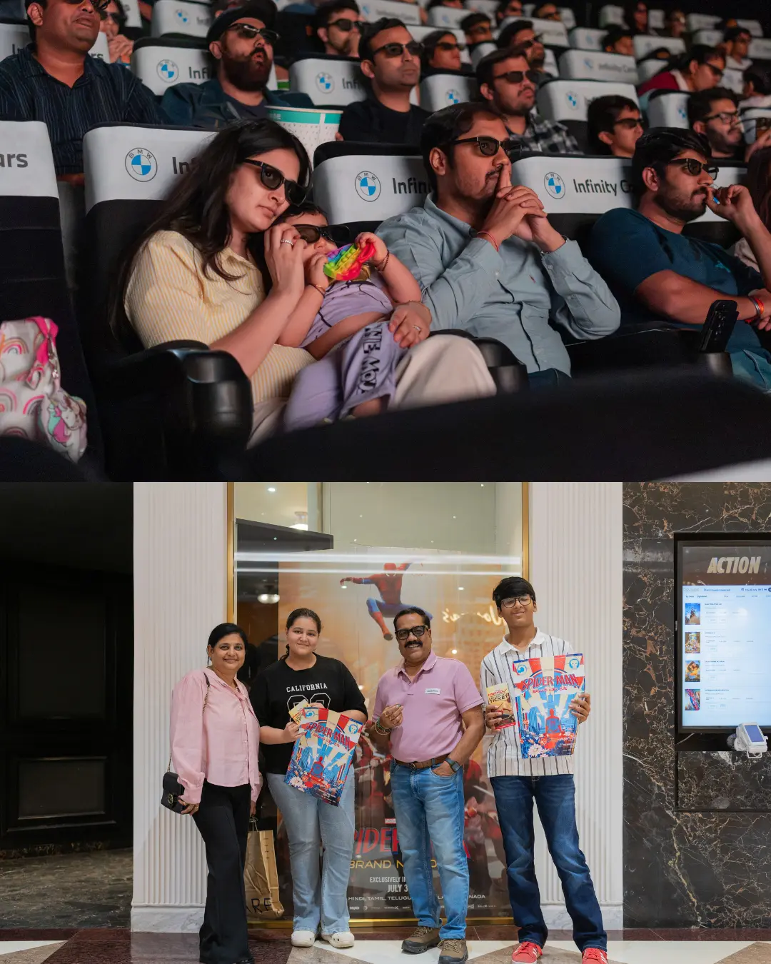 Spider-Man Movie Screening in Indore - BMW Infinity Cars