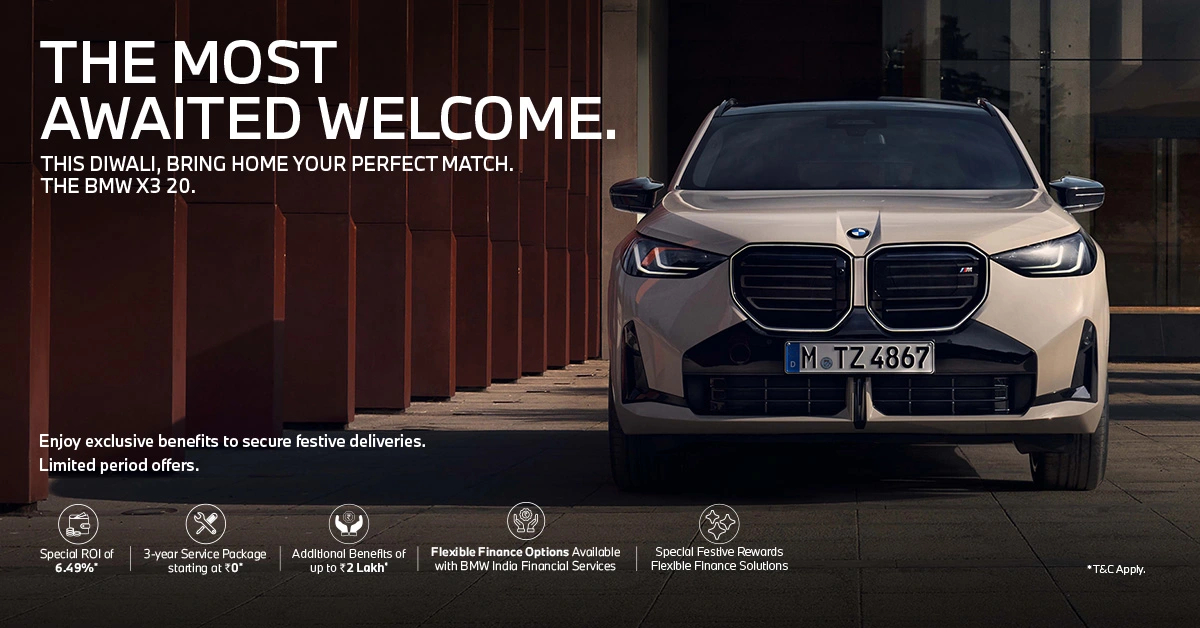 BMW X3 20 Diwali Offer