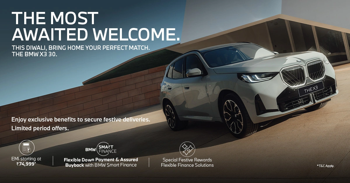 BMW X3 30 Diwali Offer