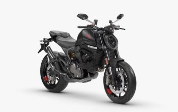 Ducati monster 937 dark stealth 4 full Front view